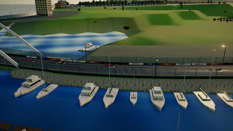 Across the bridge, Cyprus: Cyprus racing game screenshot