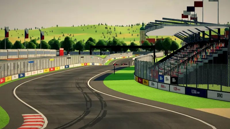 On the grid for the Czech Grand Prix: Czechia racing game screenshot