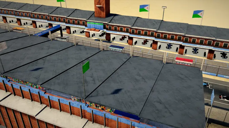 On the grid for the Grand Prix of Djibouti: Djibouti racing game screenshot