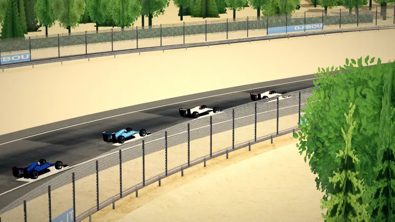Craning over the Djibouti track: Djibouti racing game screenshot