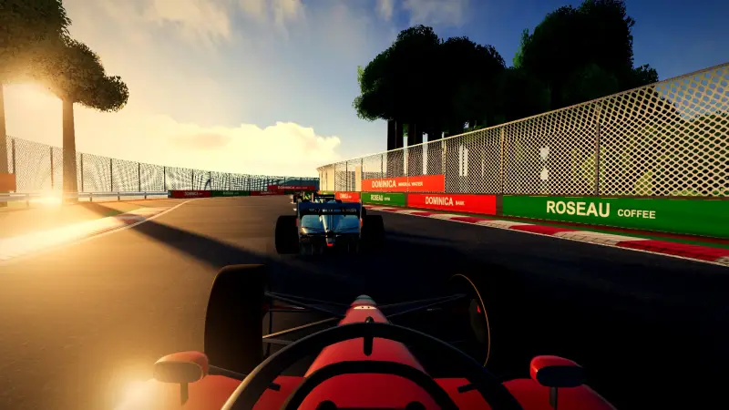 On board around Dominica: Dominica racing game screenshot