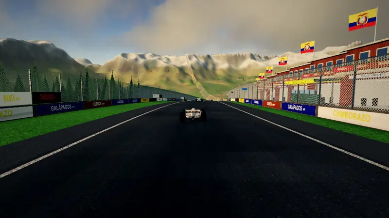 Down the plunge, Ecuador: Ecuador racing game screenshot
