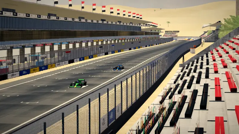 Crossing the line at the Egypt circuit: Egypt racing game screenshot