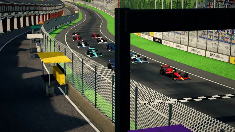 On the grid for the Salvadoran Grand Prix: El Salvador racing game screenshot