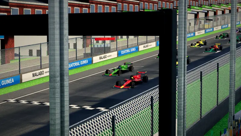 On the grid for the Grand Prix of Equatorial Guinea: Equatorial Guinea racing game screenshot
