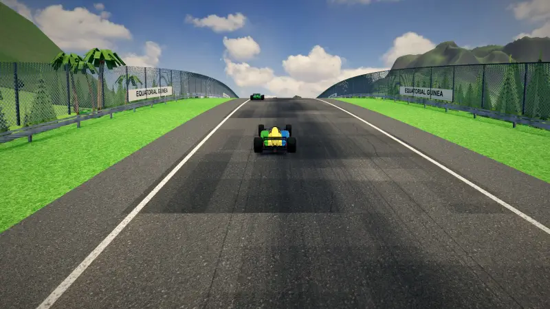 Compression into the crest, Equatorial Guinea: Equatorial Guinea racing game screenshot