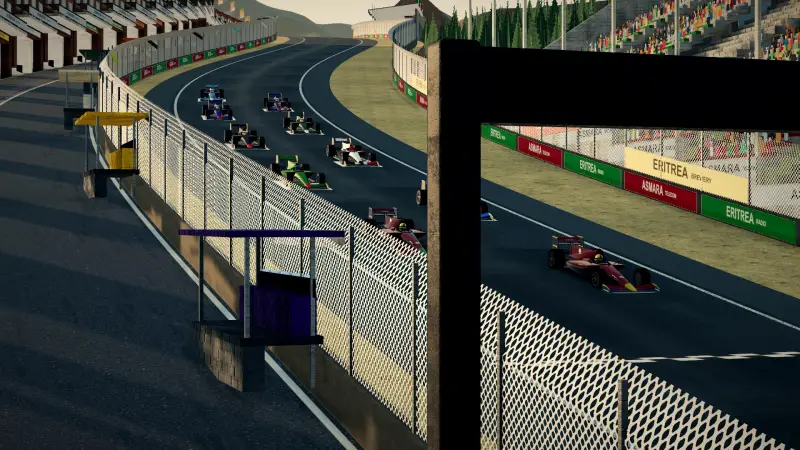 On the grid for the Grand Prix of Eritrea: Eritrea racing game screenshot