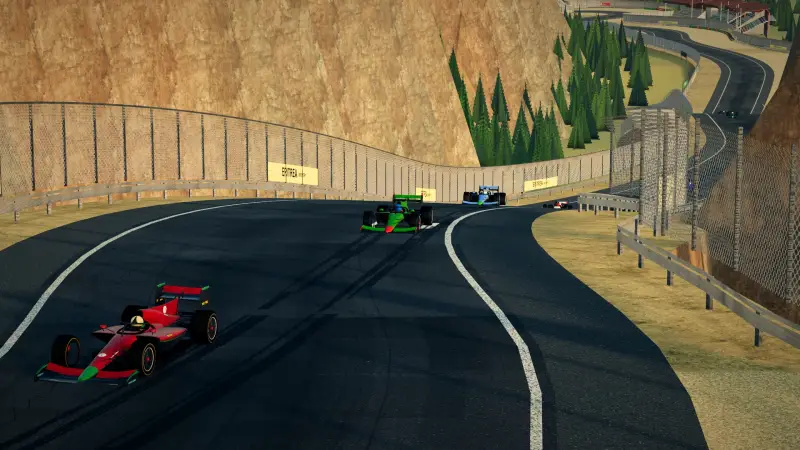 The climb to the hairpin, Eritrea: Eritrea racing game screenshot