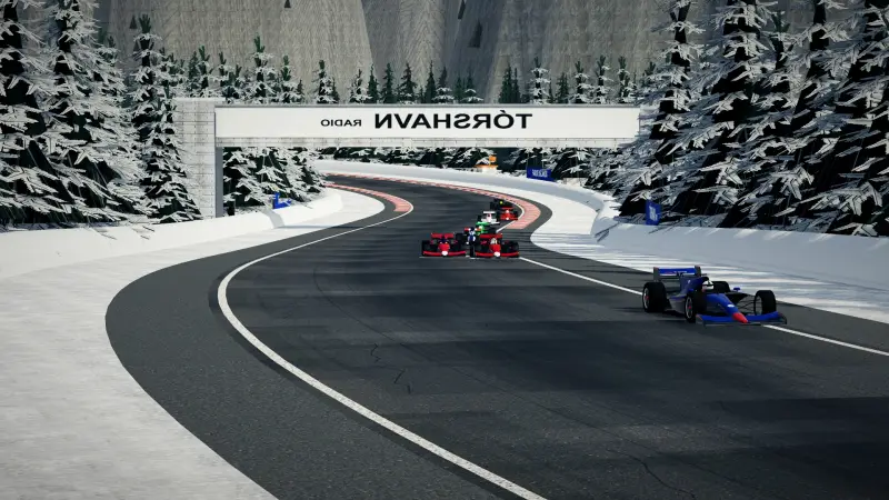 Over the crest, Faroe Islands: Faroe Islands racing game screenshot