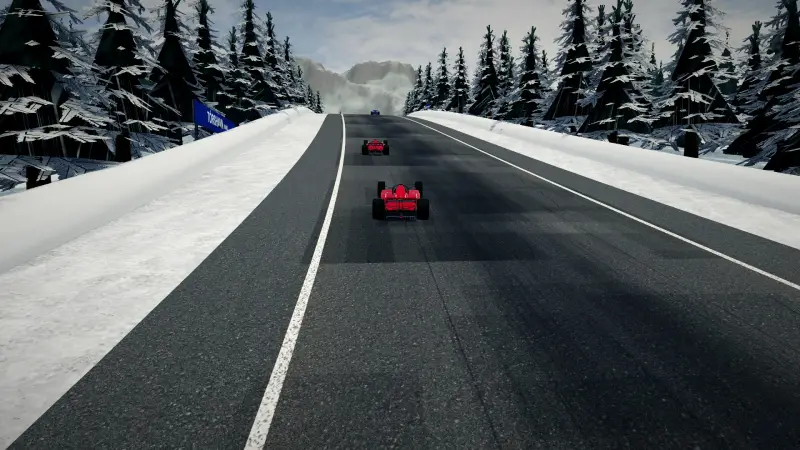 Compression into the crest, Faroe Islands: Faroe Islands racing game screenshot