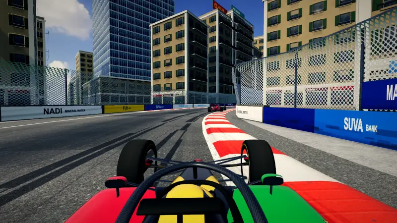 On board around Fiji: Fiji racing game screenshot