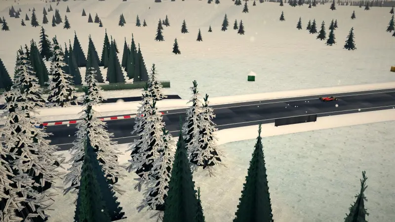 Across the frozen lake, Finland: Finland racing game screenshot
