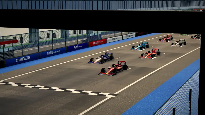 On the grid for the French Grand Prix: France racing game screenshot