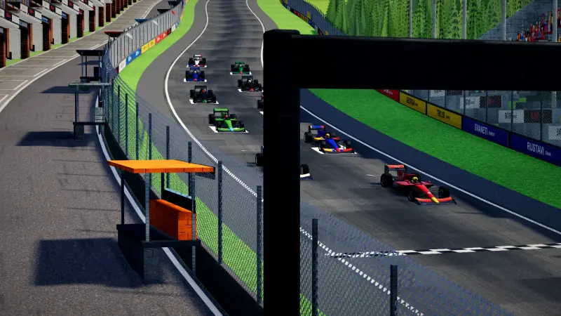 On the grid for the Georgian Grand Prix: Georgia racing game screenshot