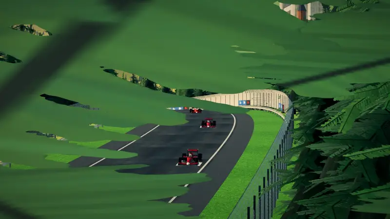 Through the dip, Germany: Germany racing game screenshot