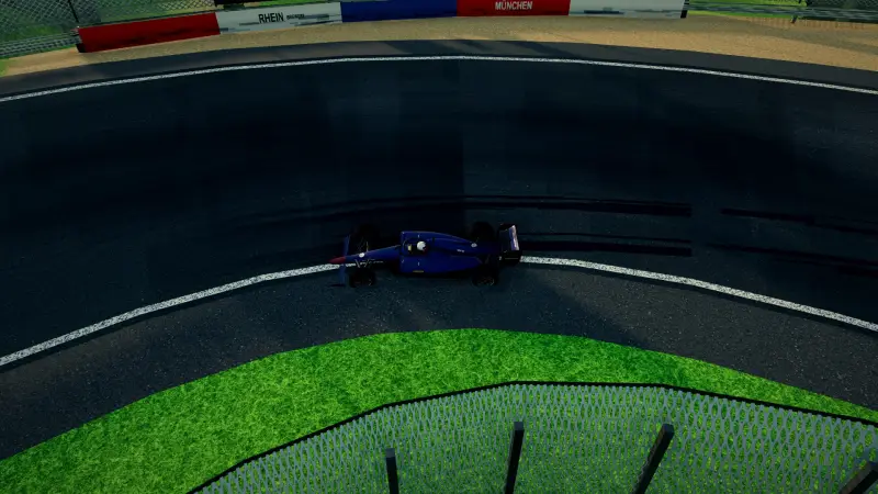 On the banking, Germany: Germany racing game screenshot