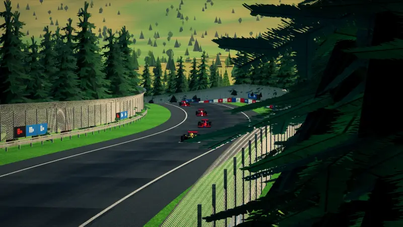 Over the crest, Germany: Germany racing game screenshot