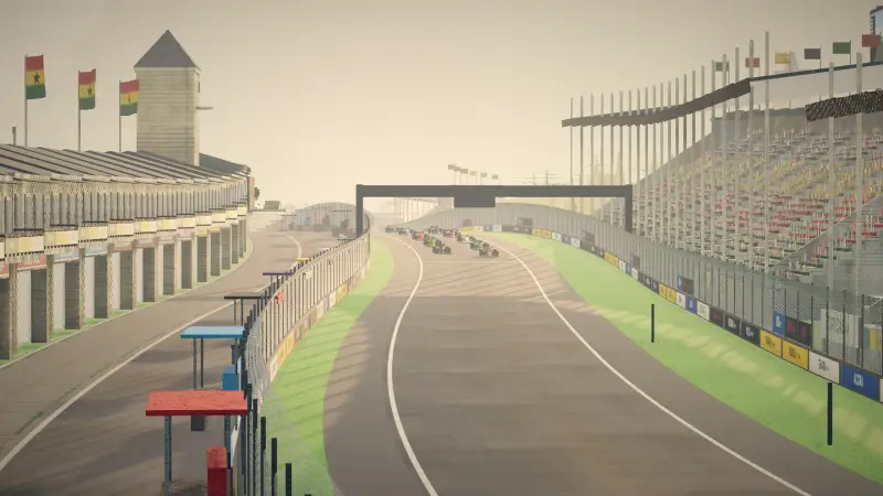 On the grid for the Ghanaian Grand Prix: Ghana racing game screenshot
