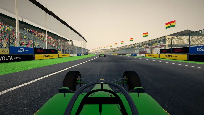 On board around Ghana: Ghana racing game screenshot