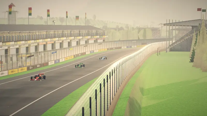 Over the crest, Ghana: Ghana racing game screenshot