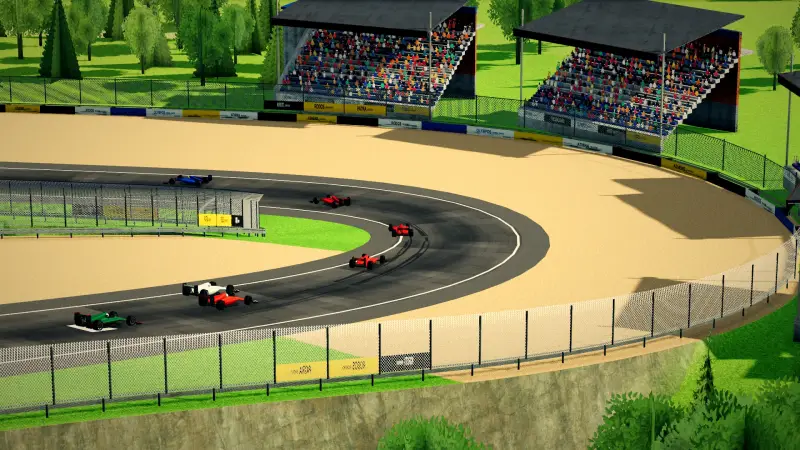 The corkscrew, Greece: Greece racing game screenshot