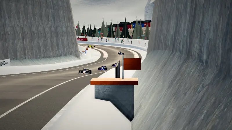 Over the crest, Greenland: Greenland racing game screenshot