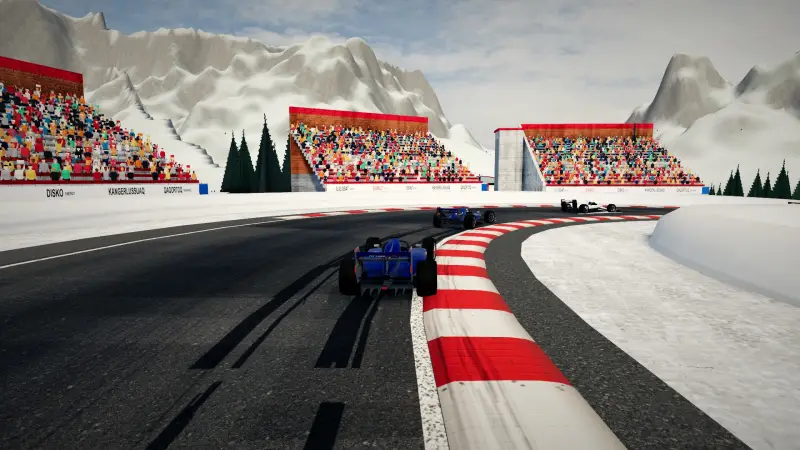 Down the plunge, Greenland: Greenland racing game screenshot