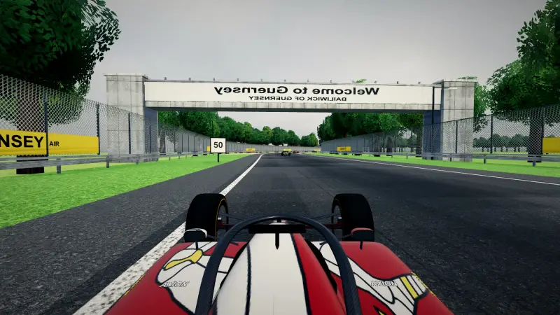 On board around Guernsey: Guernsey racing game screenshot