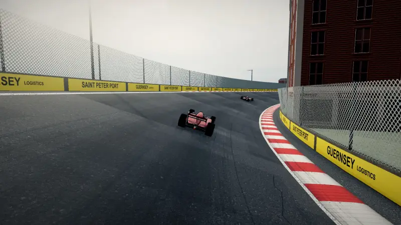 On the banking, Guernsey: Guernsey racing game screenshot