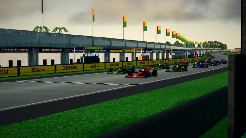On the grid for the Grand Prix of Guinea-Bissau: Guinea-Bissau racing game screenshot