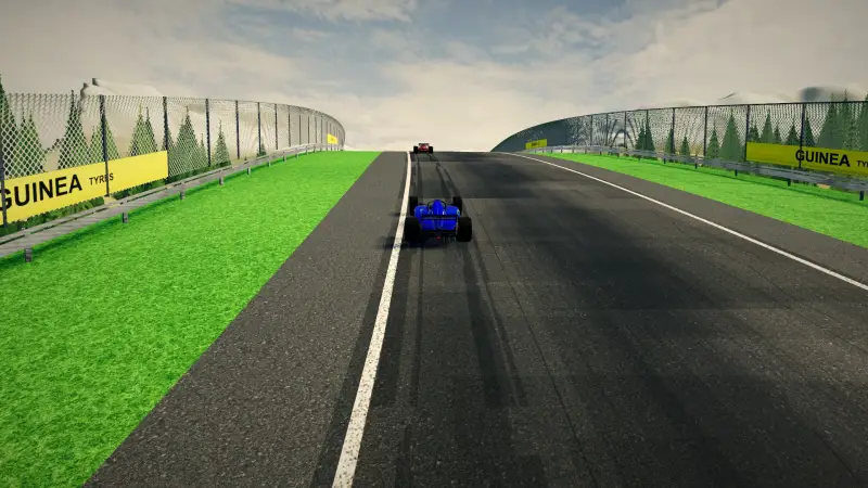 Compression into the crest, Guinea: Guinea racing game screenshot