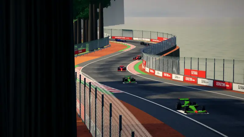 Over the crest, Guyana: Guyana racing game screenshot