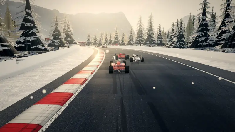 The climb to the hairpin, Hokkaido: Hokkaido racing game screenshot