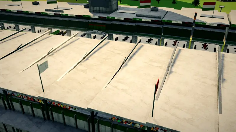 On the grid for the Hungarian Grand Prix: Hungary racing game screenshot