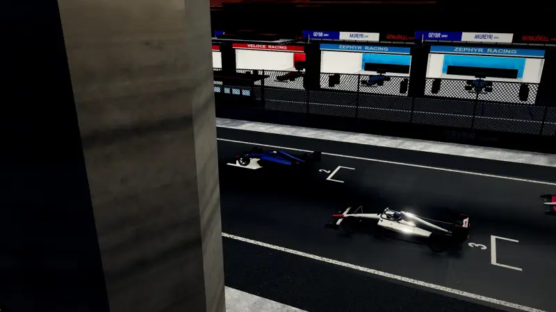 On the grid for the Icelandic Grand Prix: Iceland racing game screenshot