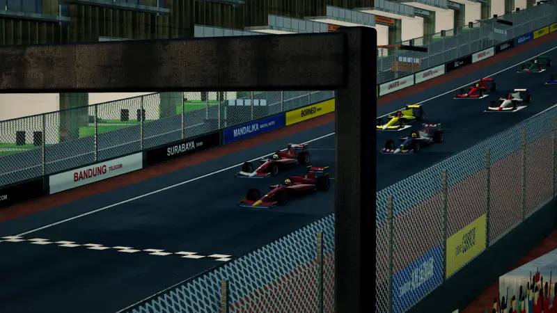 On the grid for the Kalimantan Grand Prix: Indonesia racing game screenshot