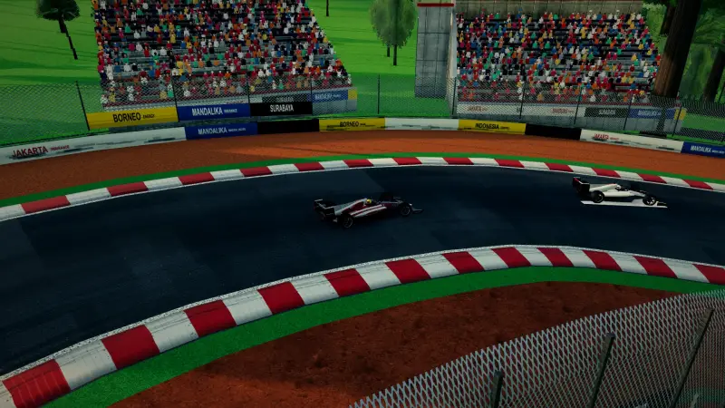 The climb to the hairpin, Indonesia: Indonesia racing game screenshot
