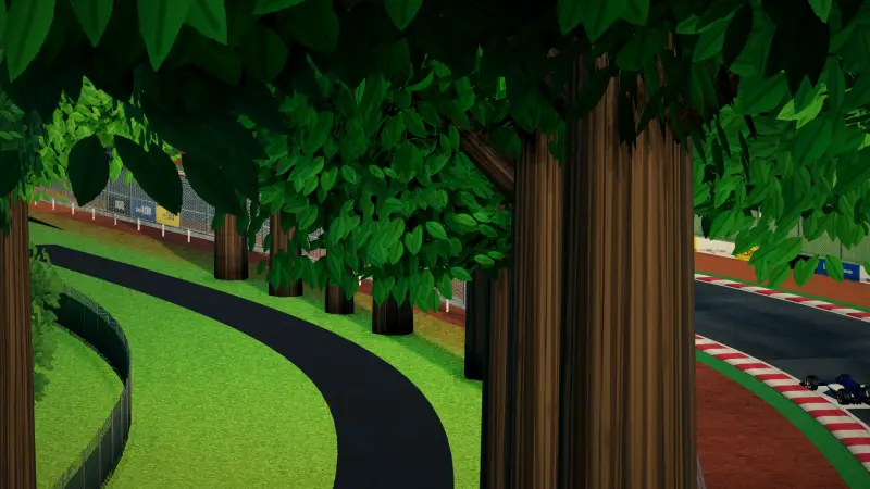 Craning over the Indonesia track: Indonesia racing game screenshot
