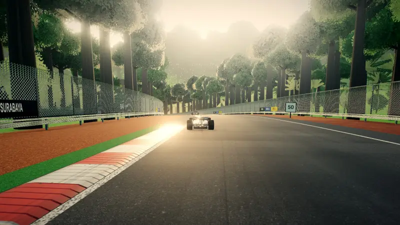 Down the plunge, Indonesia: Indonesia racing game screenshot