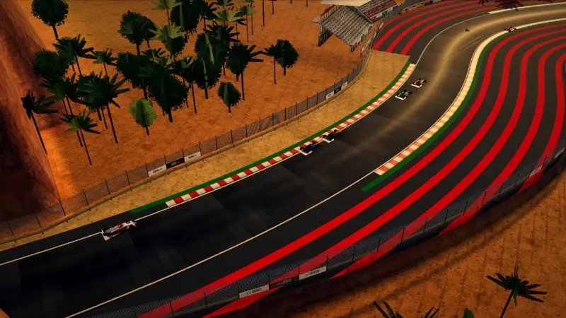 The helicopter over the Iran circuit: Iran racing game screenshot