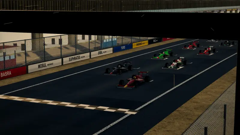On the grid for the Iraqi Grand Prix: Iraq racing game screenshot