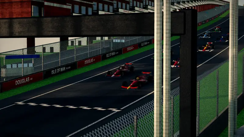 On the grid for the Grand Prix of Isle of Man: Isle of Man racing game screenshot
