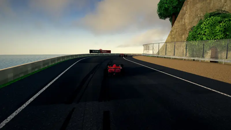 The climb to the hairpin, Isle of Man: Isle of Man racing game screenshot