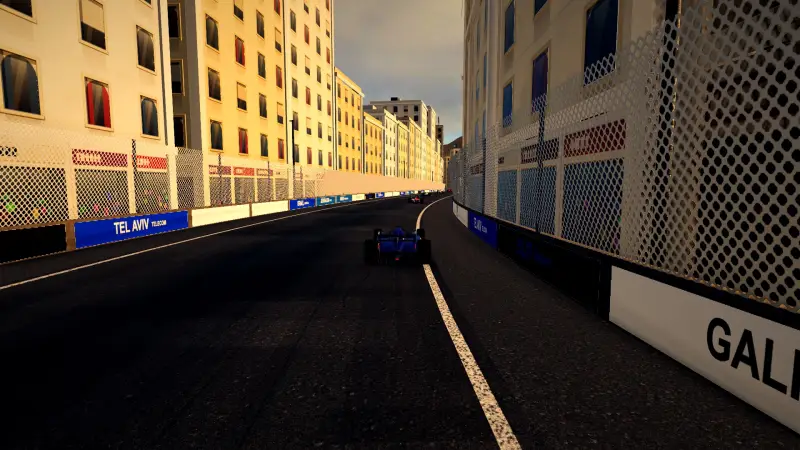 Chasing through a corner in Israel: Israel racing game screenshot