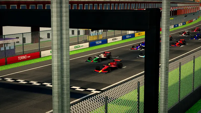 On the grid for the Italian Grand Prix: Italy racing game screenshot