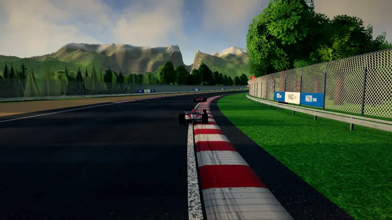 Chasing through a corner in Japan: Japan racing game screenshot