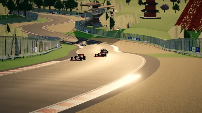 The climb to the hairpin, Japan: Japan racing game screenshot