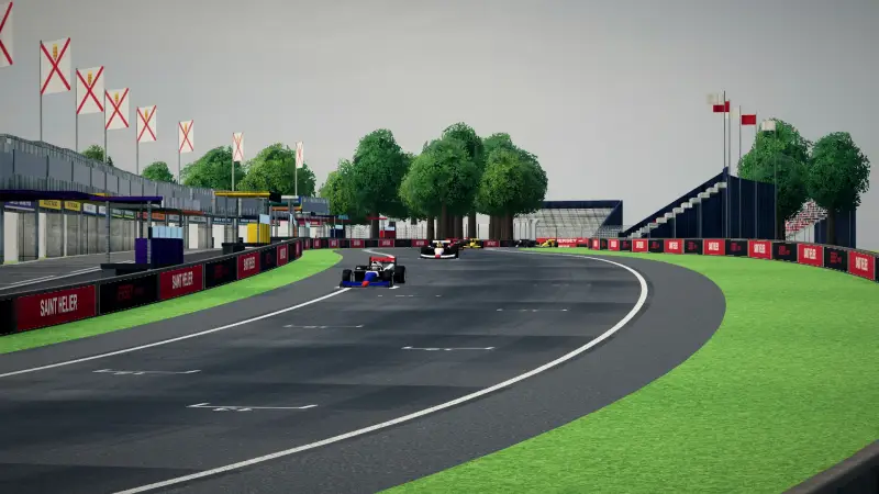 Through the dip, Jersey: Jersey racing game screenshot