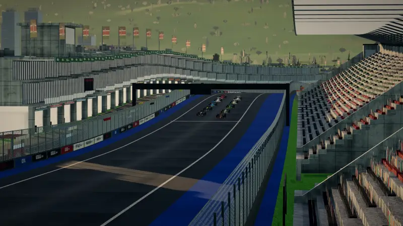 On the grid for the Kenyan Grand Prix: Kenya racing game screenshot