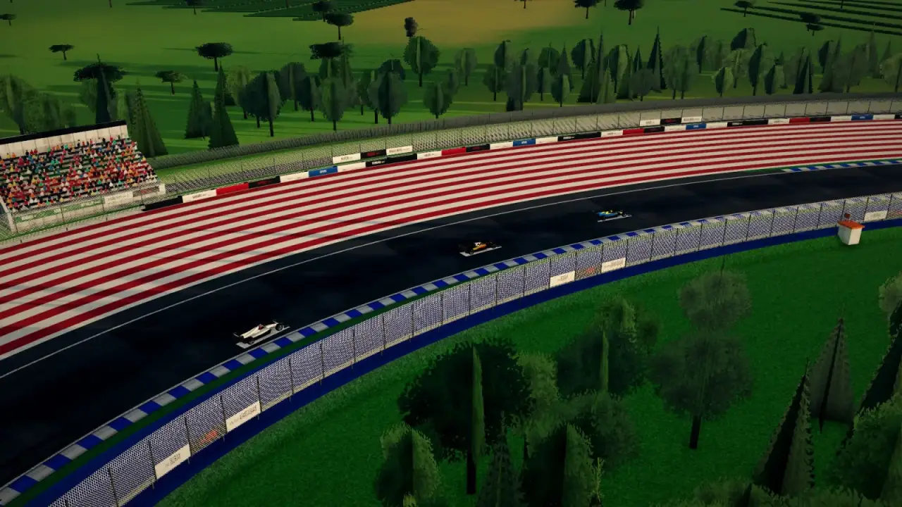 The helicopter over the Kenya circuit: the Kenya racing game